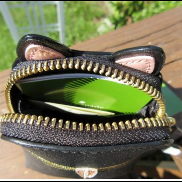 Kate Spade cat coin purse jazz things up NWT! - Picture 5 of 8